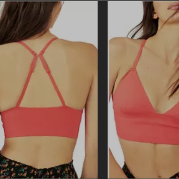 Intimately FP Sage Longline Bralette Cayenne Color - Picture 3 of 11